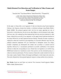 Multi-Oriented Text Detection and Verification in Video Frames and Scene
  Images