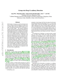 Group-wise Deep Co-saliency Detection