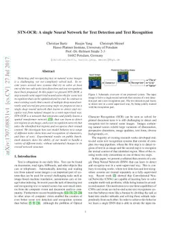 STN-OCR: A single Neural Network for Text Detection and Text Recognition