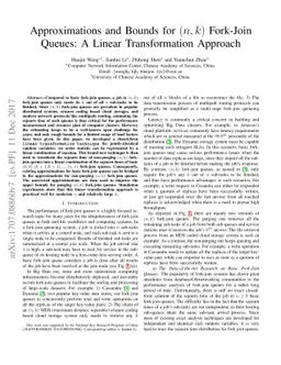 Approximations and Bounds for (n, k) Fork-Join Queues: A Linear
  Transformation Approach