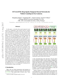 FCN-rLSTM: Deep Spatio-Temporal Neural Networks for Vehicle Counting in
  City Cameras