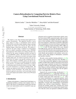 Camera Relocalization by Computing Pairwise Relative Poses Using
  Convolutional Neural Network