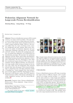 Pedestrian Alignment Network for Large-scale Person Re-identification