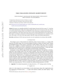 Parle: parallelizing stochastic gradient descent