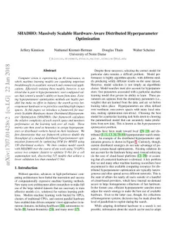 SHADHO: Massively Scalable Hardware-Aware Distributed Hyperparameter
  Optimization
