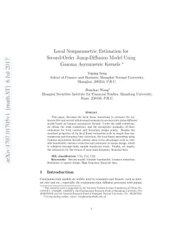 Local Nonparametric Estimation for Second-Order Jump-Diffusion Model
  Using Gamma Asymmetric Kernels