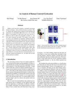 An Analysis of Human-centered Geolocation