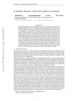 A Simple Neural Attentive Meta-Learner