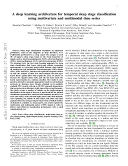 A deep learning architecture for temporal sleep stage classification
  using multivariate and multimodal time series