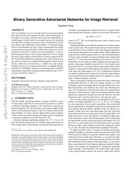 Binary Generative Adversarial Networks for Image Retrieval