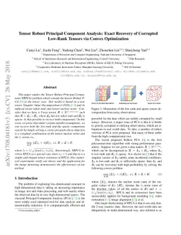 Tensor Robust Principal Component Analysis: Exact Recovery of Corrupted
  Low-Rank Tensors via Convex Optimization