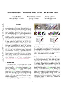 Segmentation-Aware Convolutional Networks Using Local Attention Masks