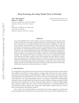 Deep Learning the Ising Model Near Criticality