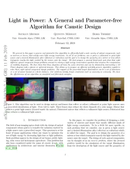 Light in Power: A General and Parameter-free Algorithm for Caustic
  Design