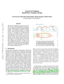 General AI Challenge - Round One: Gradual Learning