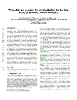 WedgeTail: An Intrusion Prevention System for the Data Plane of Software
  Defined Networks