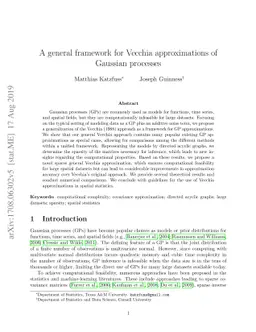 A general framework for Vecchia approximations of Gaussian processes