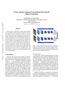 STNet: Selective Tuning of Convolutional Networks for Object
  Localization