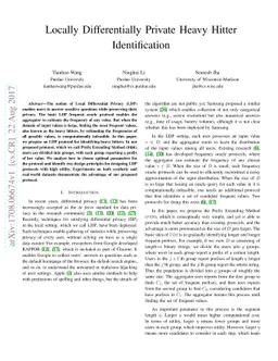 Locally Differentially Private Heavy Hitter Identification