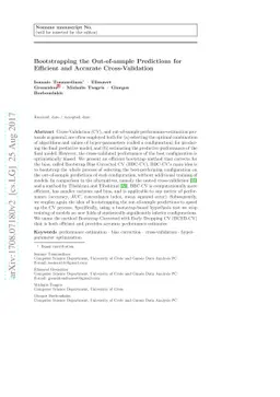Bootstrapping the Out-of-sample Predictions for Efficient and Accurate
  Cross-Validation