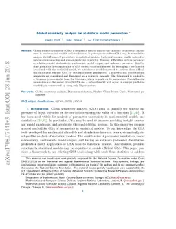 Global sensitivity analysis for statistical model parameters