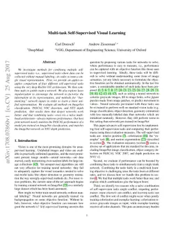 Multi-task Self-Supervised Visual Learning