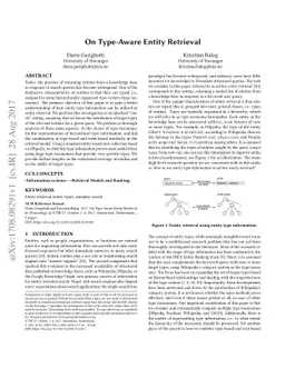 On Type-Aware Entity Retrieval