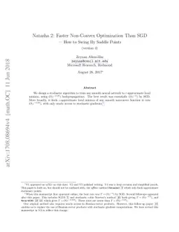 Natasha 2: Faster Non-Convex Optimization Than SGD