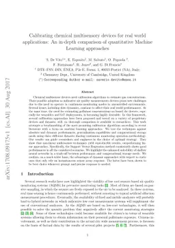 Calibrating chemical multisensory devices for real world applications:
  An in-depth comparison of quantitative Machine Learning approaches