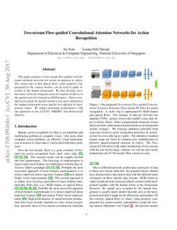Two-stream Flow-guided Convolutional Attention Networks for Action
  Recognition