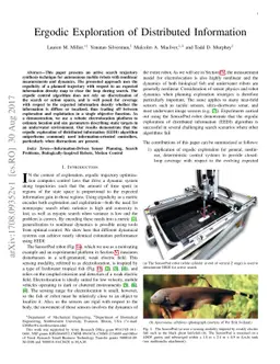 Ergodic Exploration of Distributed Information