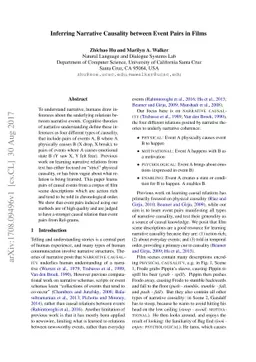 Inferring Narrative Causality between Event Pairs in Films