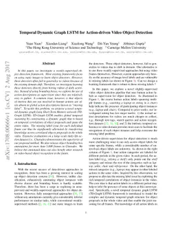 Temporal Dynamic Graph LSTM for Action-driven Video Object Detection