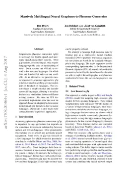 Massively Multilingual Neural Grapheme-to-Phoneme Conversion