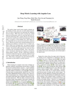 Deep Metric Learning with Angular Loss