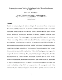 Designing Autonomous Vehicles: Evaluating the Role of Human Emotions and
  Social Norms