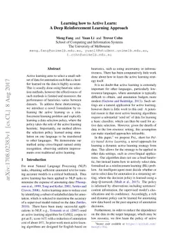 Learning how to Active Learn: A Deep Reinforcement Learning Approach