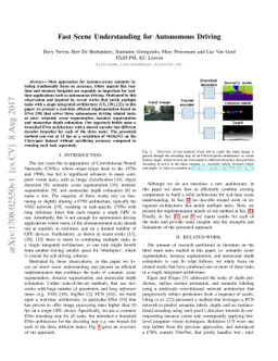 Fast Scene Understanding for Autonomous Driving