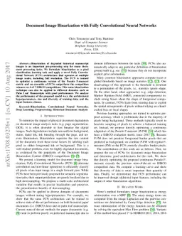 Document Image Binarization with Fully Convolutional Neural Networks