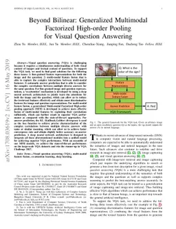 Beyond Bilinear: Generalized Multimodal Factorized High-order Pooling
  for Visual Question Answering