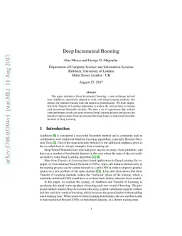 Deep Incremental Boosting