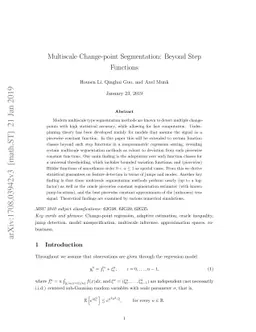 Multiscale Change-point Segmentation: Beyond Step Functions