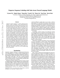 Empower Sequence Labeling with Task-Aware Neural Language Model