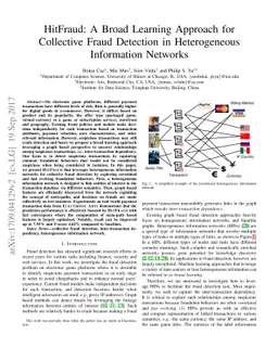 HitFraud: A Broad Learning Approach for Collective Fraud Detection in
  Heterogeneous Information Networks