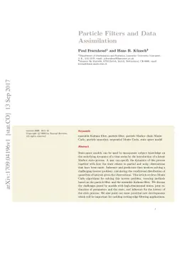 Particle Filters and Data Assimilation