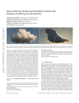 Deep Scattering: Rendering Atmospheric Clouds with Radiance-Predicting
  Neural Networks
