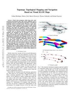 Topomap: Topological Mapping and Navigation Based on Visual SLAM Maps