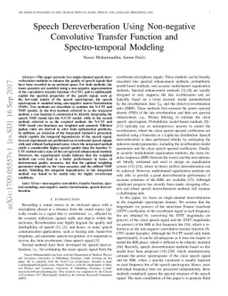 Speech Dereverberation Using Nonnegative Convolutive Transfer Function
  and Spectro temporal Modeling