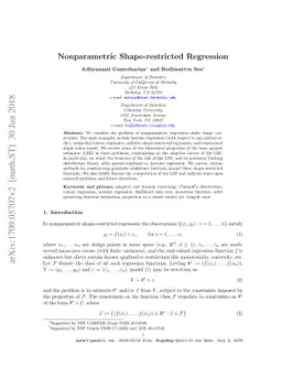 Nonparametric Shape-restricted Regression
