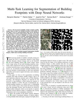 Multi-Task Learning for Segmentation of Building Footprints with Deep
  Neural Networks